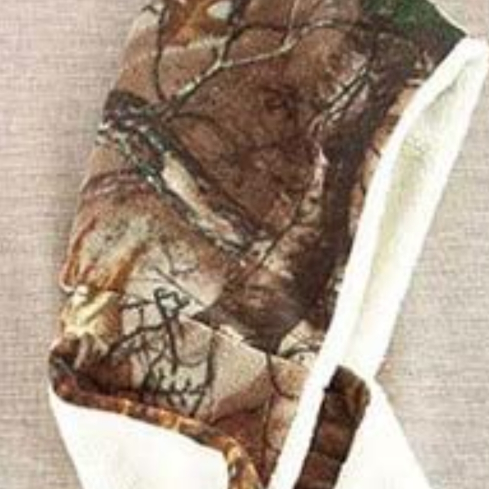 Hooded Scarf Berber lined fleece reversible pink n brown available - Picture 4 of 5